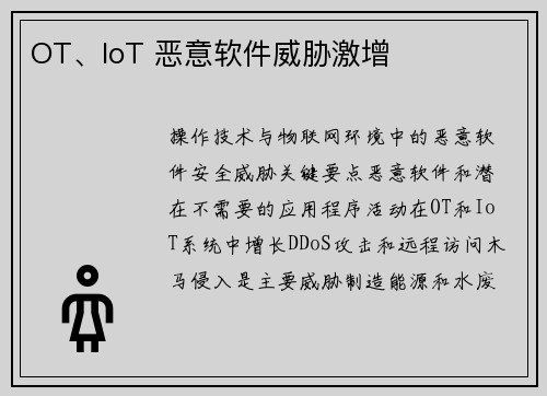 OT、IoT 恶意软件威胁激增 